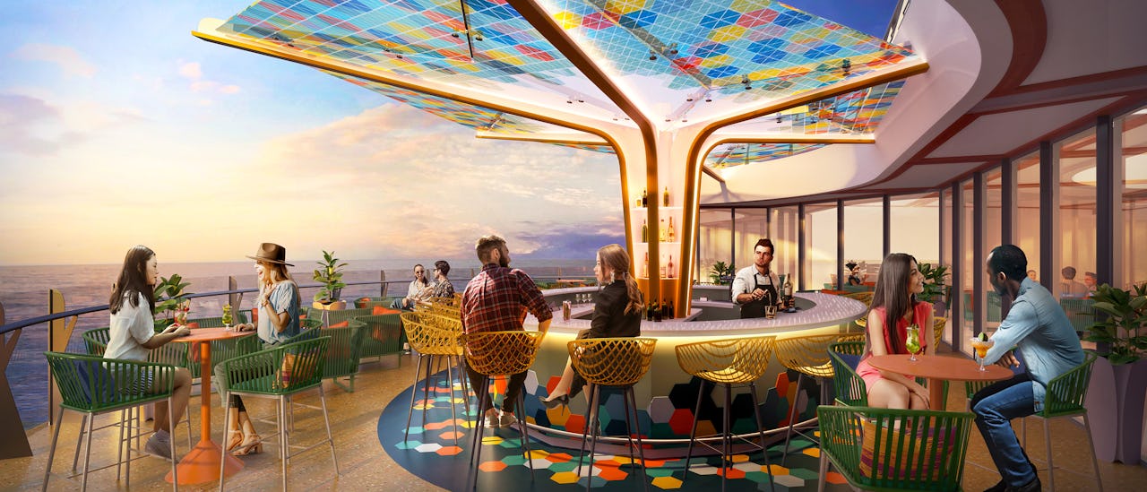 Enjoy a cocktail in The Vue Bar