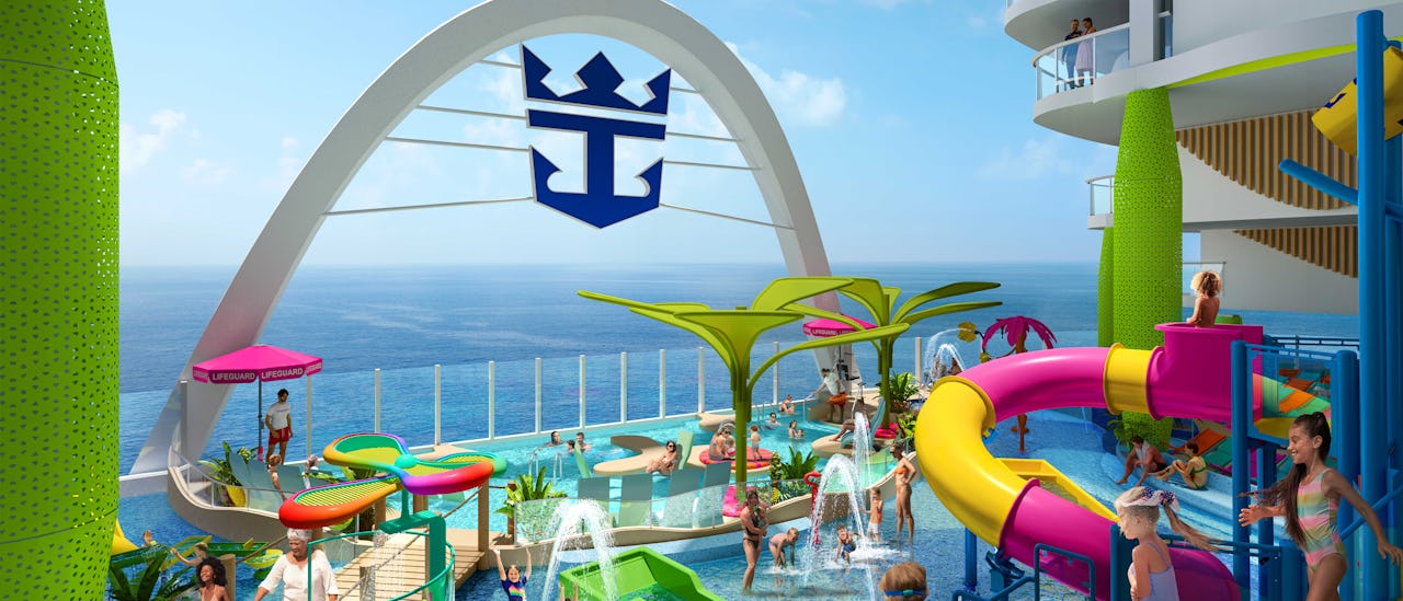 Splashaway Bay and Baby Bay at Surfside await along with a merry-go-round, arcade games and kids' clubs
